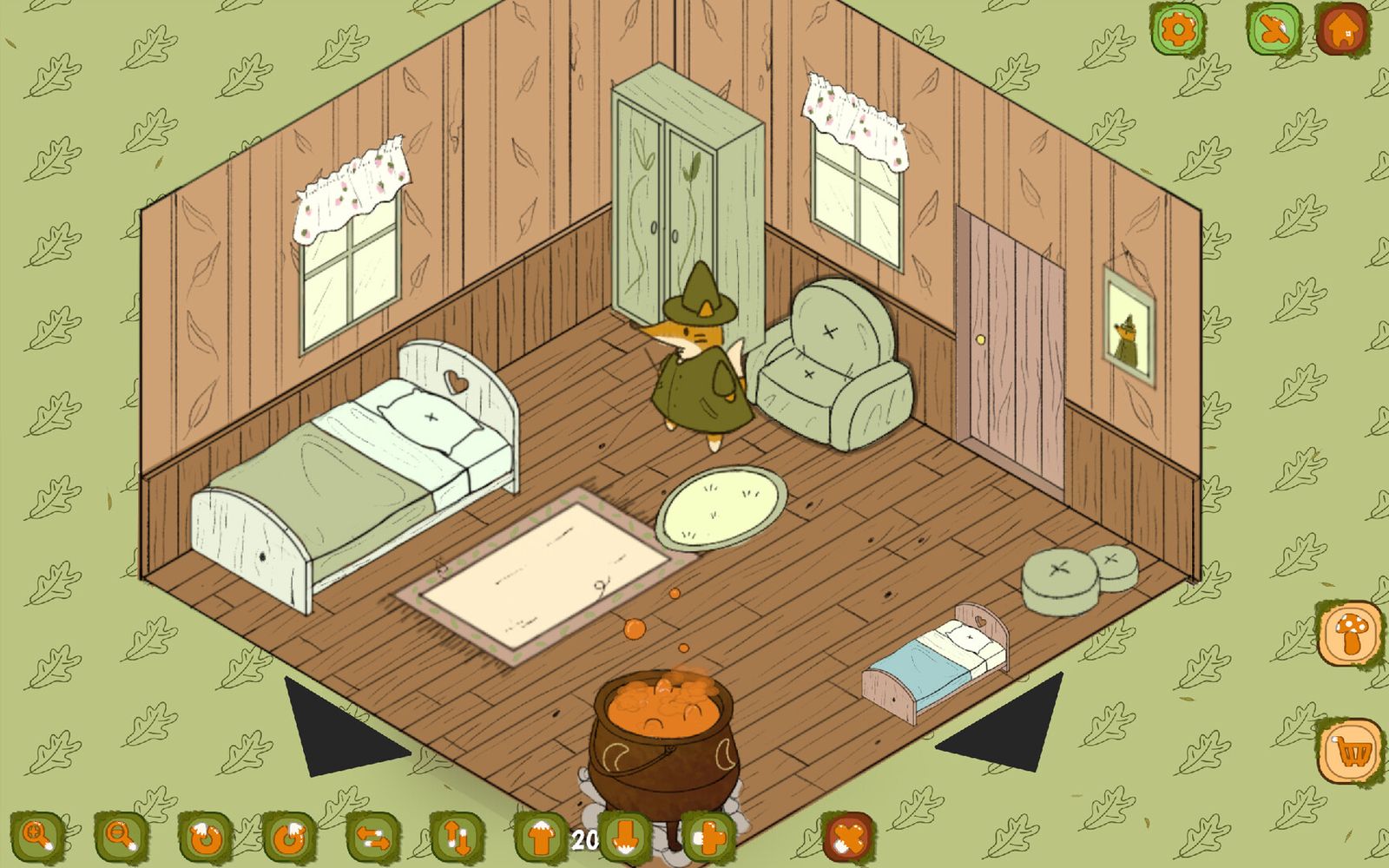 A corner of the cabin — official screenshot